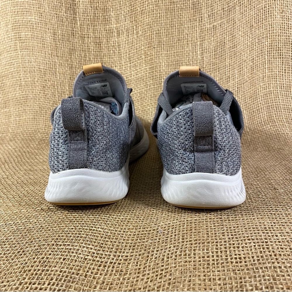 New balance fresh foam running shoes gray suede tan lite weight men’s size 9 - Picture 8 of 13